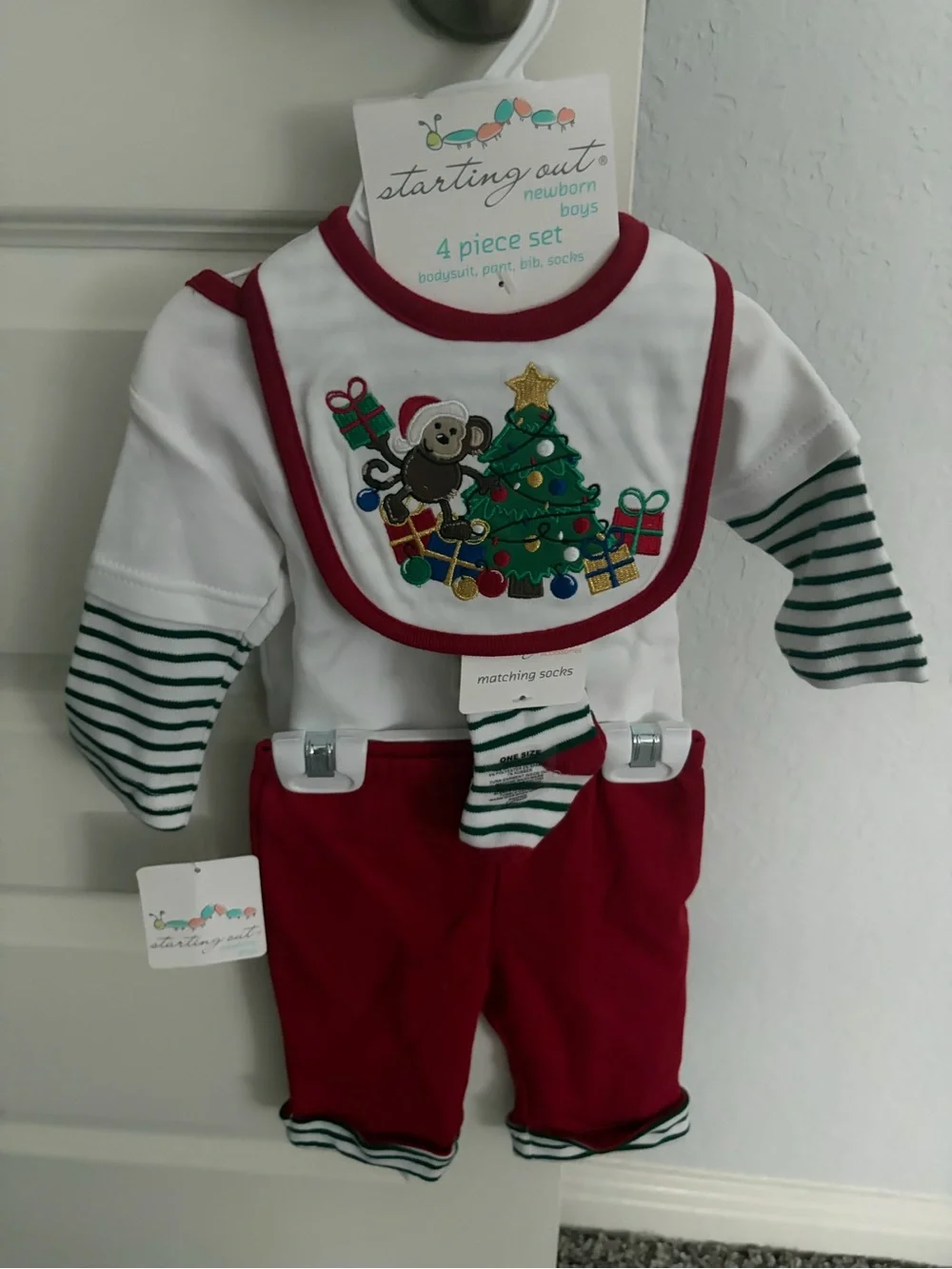 Baby Boy Christmas Outfit-  3 months   All items I sell come from